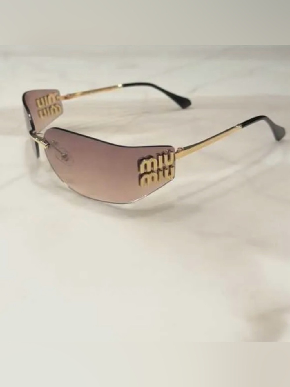 🕶️ 🆕 Miu Miu Rimless Sunglasses 🕶️
